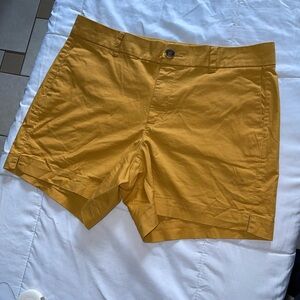 Old Navy Yellow Bermuda Shorts Lightweight Casual